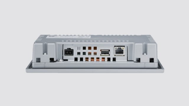 Màn hình HMI KTP1200 BASIC DP - 6AV2123-2MA03-0AX0 có nhiều cổng kết nối, linh hoạt giữa việc giao tiếp các thiết bị